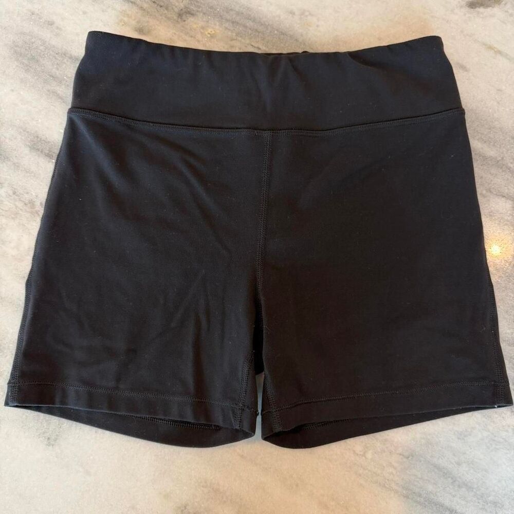 Athleta Girl Black Bike Shorts Yoga Shorts XXL/16‎